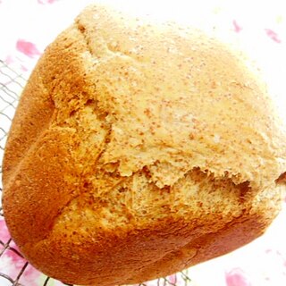 ノンエッグ❤小麦胚芽と黒糖の食パン❤